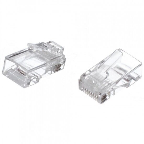 Коннекторы Vcom RJ-45 (8P8C) для UTP кабеля 6кат. ( упаковка 100 шт.)