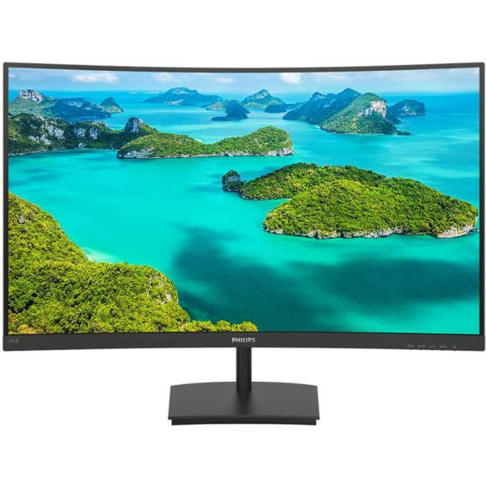 27" Philips 271E1SCA изогнутый 1920x1080 75Гц VA W-LED 16:9 4ms(GtG) VGA HDMI 50M:1 3000:1 178/178 250cd Tilt Speakers Black ( 271E1SCA/00 )