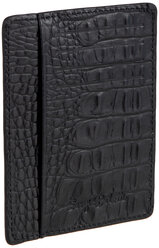 Картхолдер, черный Sergio Belotti 7302 croco black