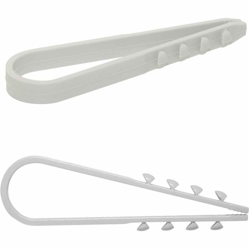 фото Европартнер Дюбель-хомут для крепления кабеля pdx 11-18 серый (нейлон), (50шт.) 87772