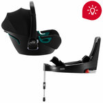 Детское автокресло Britax Roemer BABY-SAFE iSENSE Space Black + база FLEX BASE iSENSE - изображение