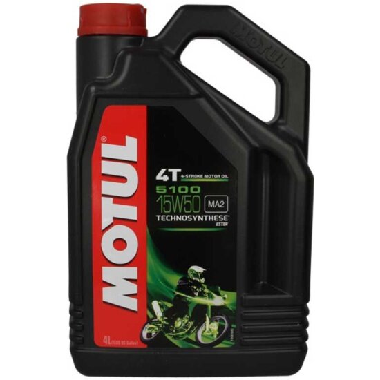 Синтетическое моторное масло Motul 5100 4T 15W50