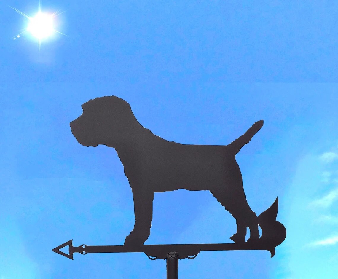 Флюгер металлический Собака - фотография № 1