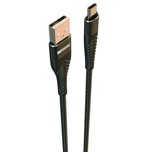 Кабель USB-Type-C черный2м WIIIX (CB720-UTC-2A-20B)