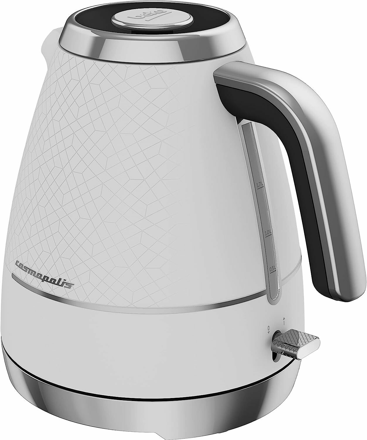 Электрический чайник Beko WKM8307CR Cosmopolis Kettle 1,7л, белый хром - фотография № 2