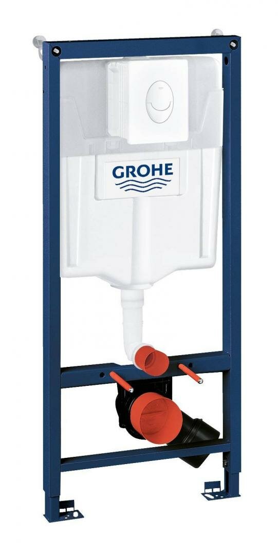 Система инсталляции для унитаза GROHE Rapid SL с панелью смыва Skate Air (3 режима) (1,13 м), альпин