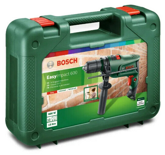 Дрель Bosch EasyImpact 600 кейс (0603133020) - фотография № 3