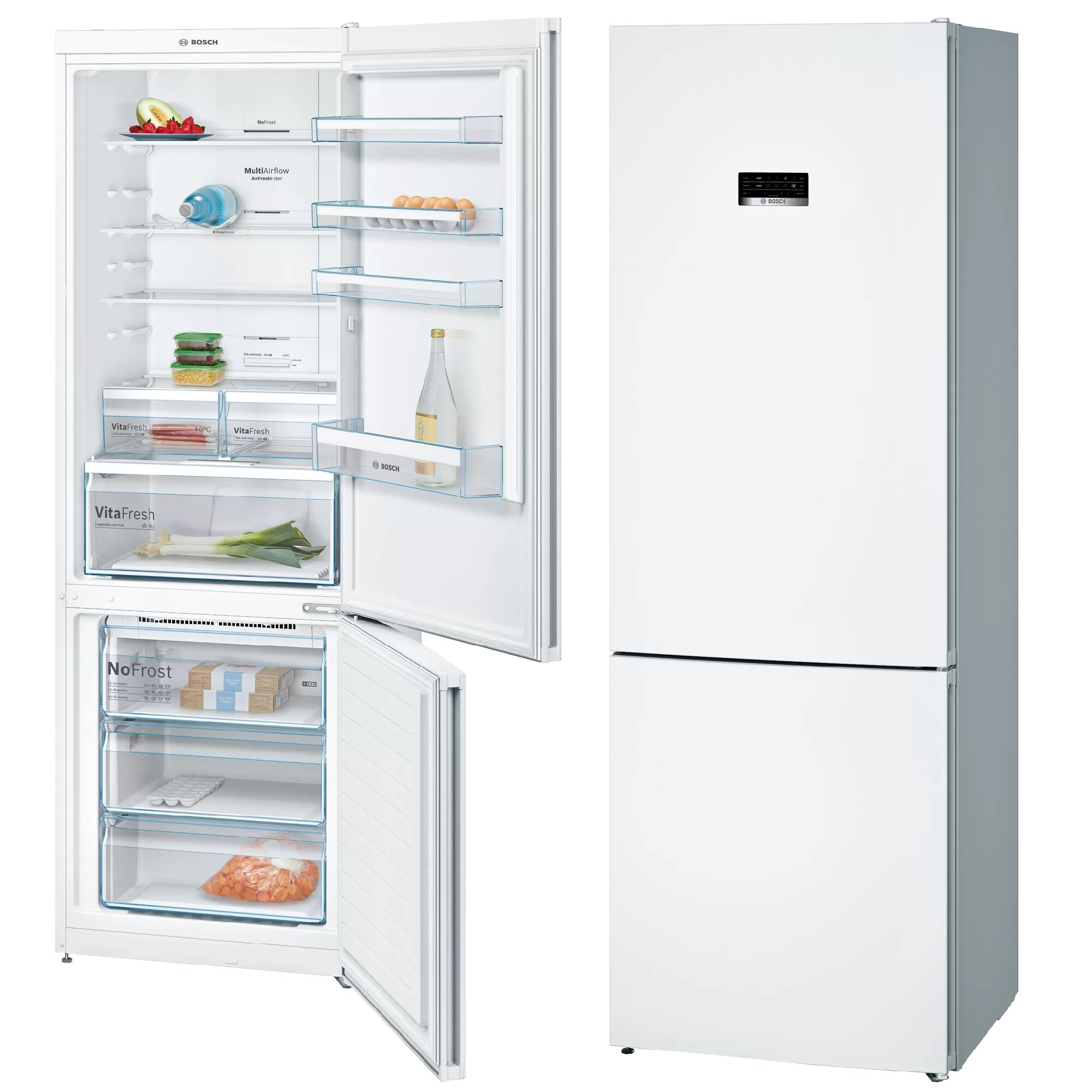 Холодильники с морозильной камерой Bosch KGN49XW30U