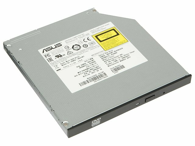 Привод DVDRW ASUS Привод DVDRW 8x8x8xDVD/24x24x24xCD ASUS SDRW-08U1MT для ноутбука, черный (SATA) (oem)