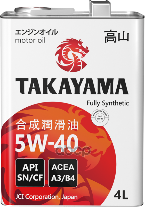 TAKAYAMA   Takayama Sae 5w-40 4  605045