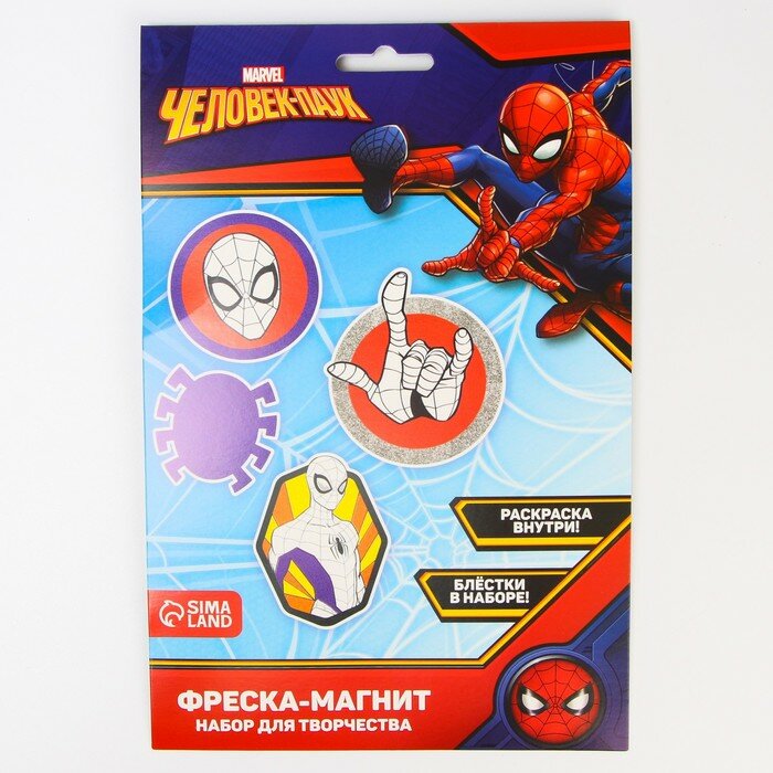 MARVEL Фреска-магнит "Человек-Паук"