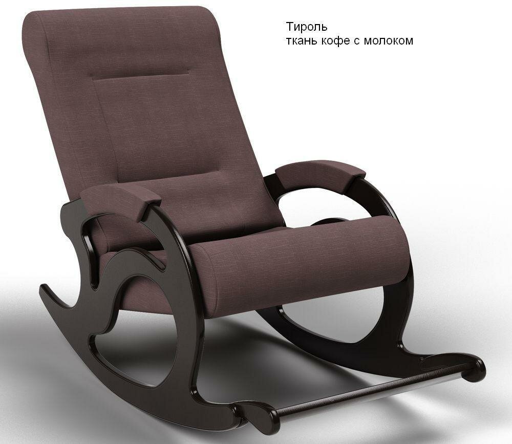Кресло-качалка КемпингГрупп Тироль (Ткань) кофе С молком amigo JAVA