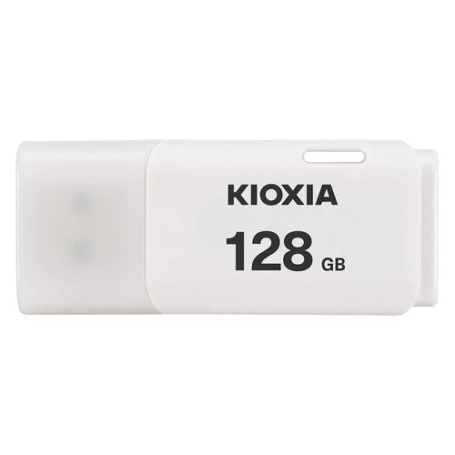 Флешка USB Toshiba Kioxia TransMemory U202 128ГБ, USB2.0, белый [lu202w128gg4]
