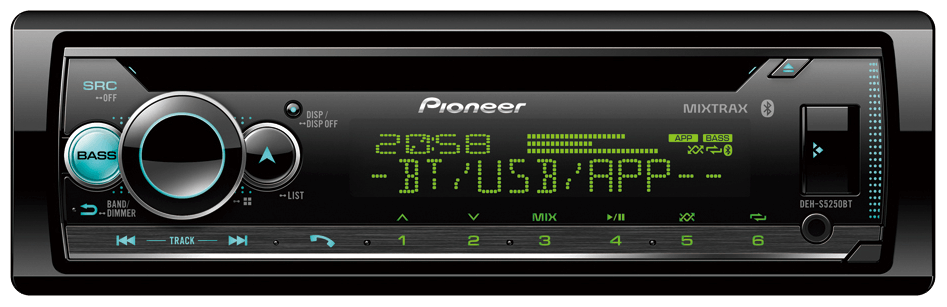 Автомагнитола Pioneer DEH-S5250BT - фото №1