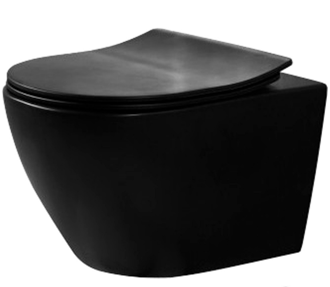 Унитаз подвесной Esbano Amapola (Matt Black)