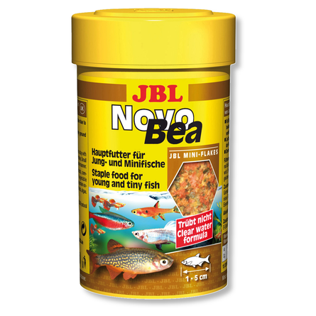 JBL NovoBea - Основной корм для небольших акв. рыб и мальков, хлопья, 100 мл (28 г