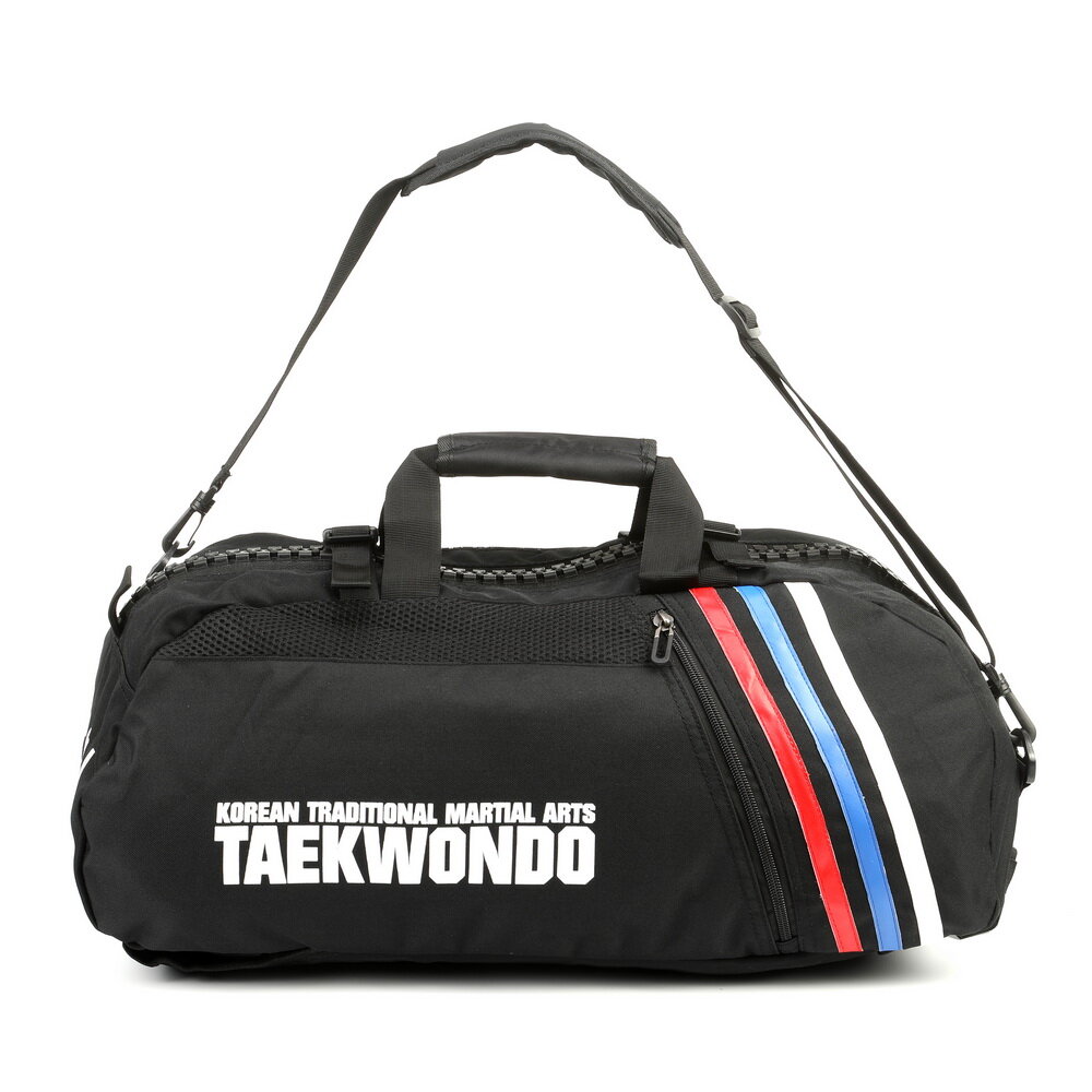 Сумка-рюкзак трансформер Khan Тхэквондо, 58*24*24 см, черный - фотография № 4