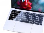 Накладка для клавиш MyPads для ноутбука Apple MacBook Pro 15 with Retina display Late 2016 (MLH42)(MLH32RU/A)(MLW82)(MLW72RU/A) прозрачная - изображение