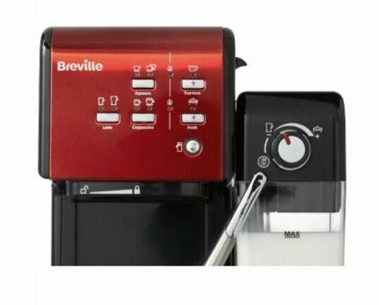 Кофемашина Breville Prima Latte II , красная / VCF109X4 - фотография № 5
