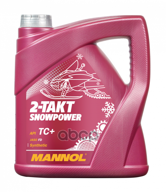 7201-4 Mannol 2-Takt Snowpower Синтетическое Моторное Масло Для Снегоходов (2T) 4Л MANNOL арт. MN7201-4