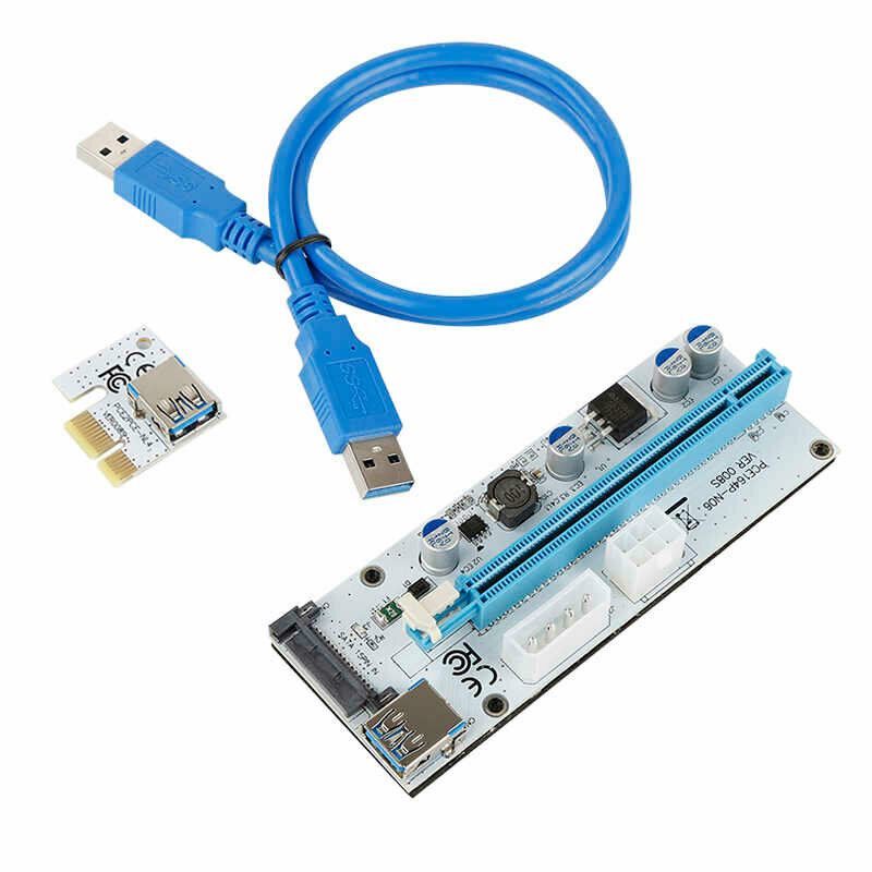 Райзер PCI Express 1x to 16x Riser Card USB 3.0 Ver.008S 60 см