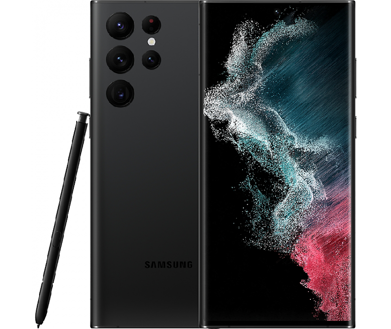 Смартфон Samsung Galaxy S22 Ultra S9080 (Snapdragon) 12/512gb Black phantom (Черный фантом )
