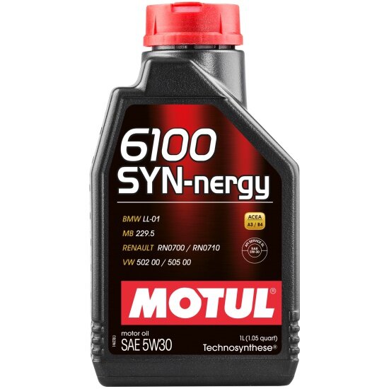 Моторное масло MOTUL 6100 Synergie 5W-30 1 л