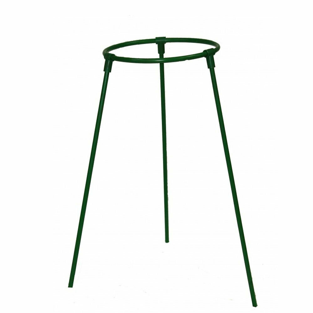 Кустодержатель пластиковый "Пион", диаметр 32 см, высота 70 см, зеленый