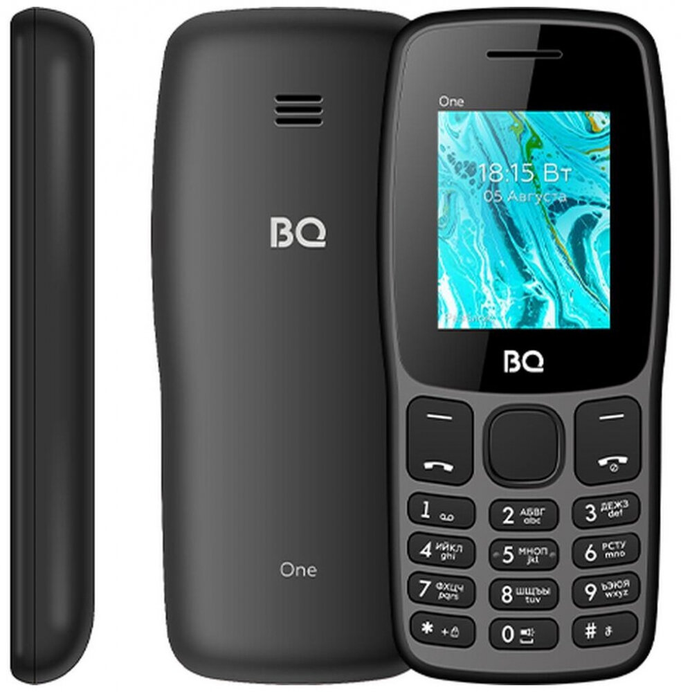 Смартфоны и мобильные телефоны BQ Телефон сотовый Bq 1852 One Black (2 Sim)