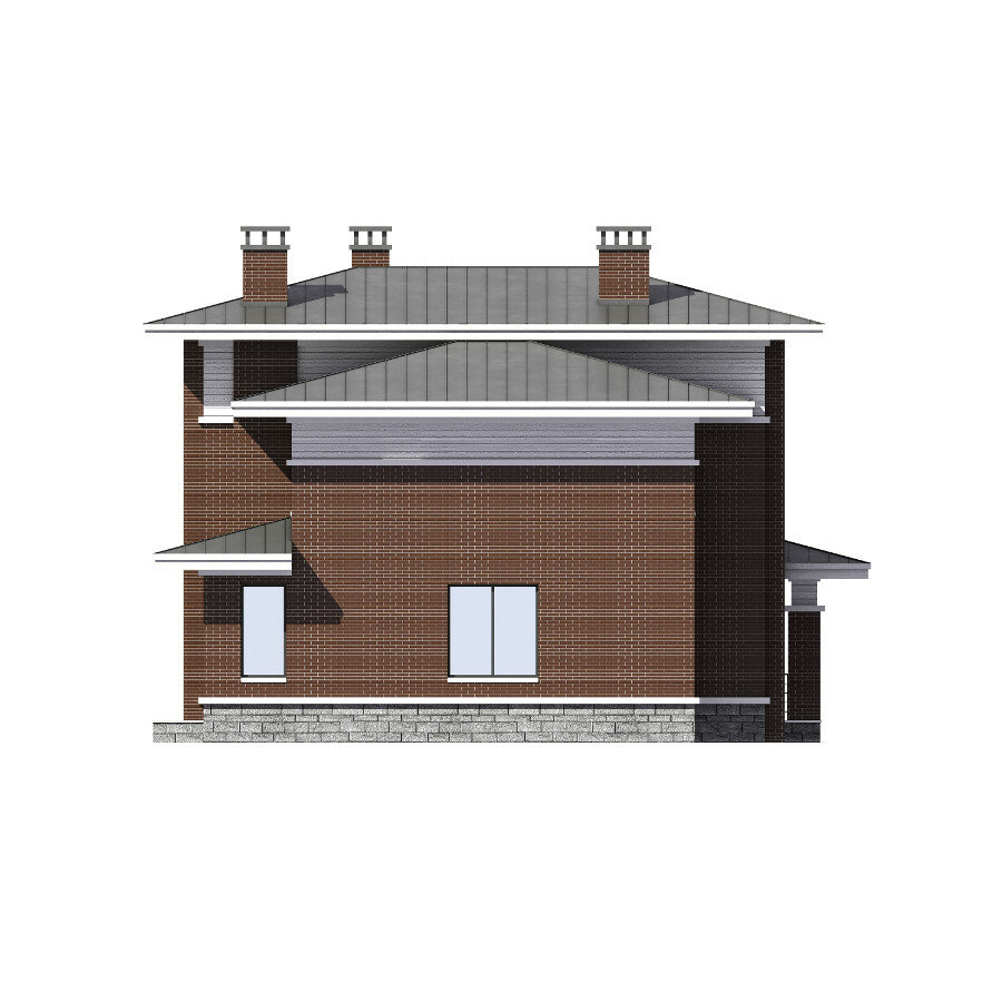 45-64HGL-Catalog-Plans - Проект двухэтажного дома из газобетона - фотография № 5