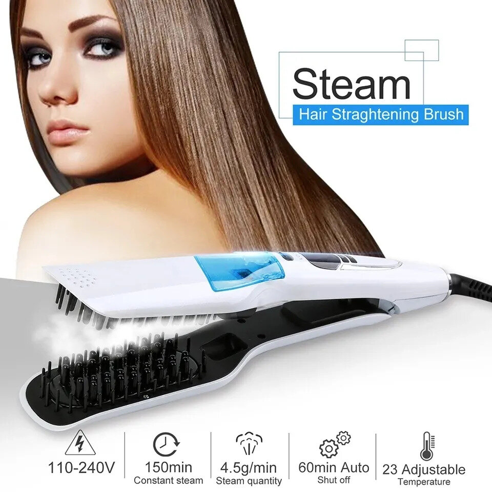 Hair straightener with steam фото 5