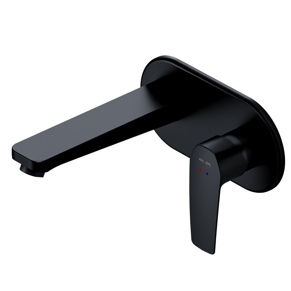 Смеситель для раковины, монтируемый в стену Am.Pm Gem (F90A72222) черный