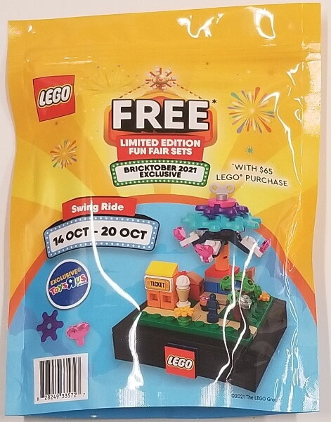  LEGO Bricktober Fairground Set 3/4 - Swing Ride