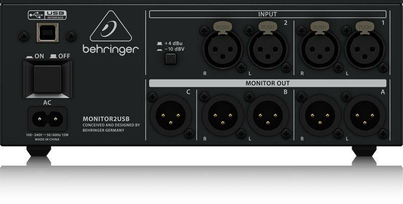 BEHRINGER MONITOR2USB - Контроллер для студийных мониторов