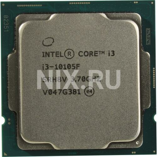 Процессор Intel Core i3-10105F LGA1200 4 x 3700 МГц