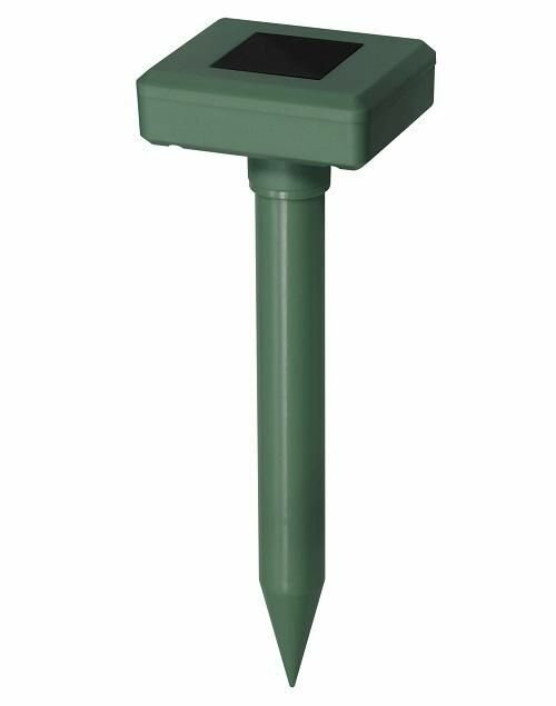 фото Отпугиватель кротов/грызунов ультразвуковой 25см солнечная батарея (акумуляторы в комплекте) черн. Космос KOC_KR102