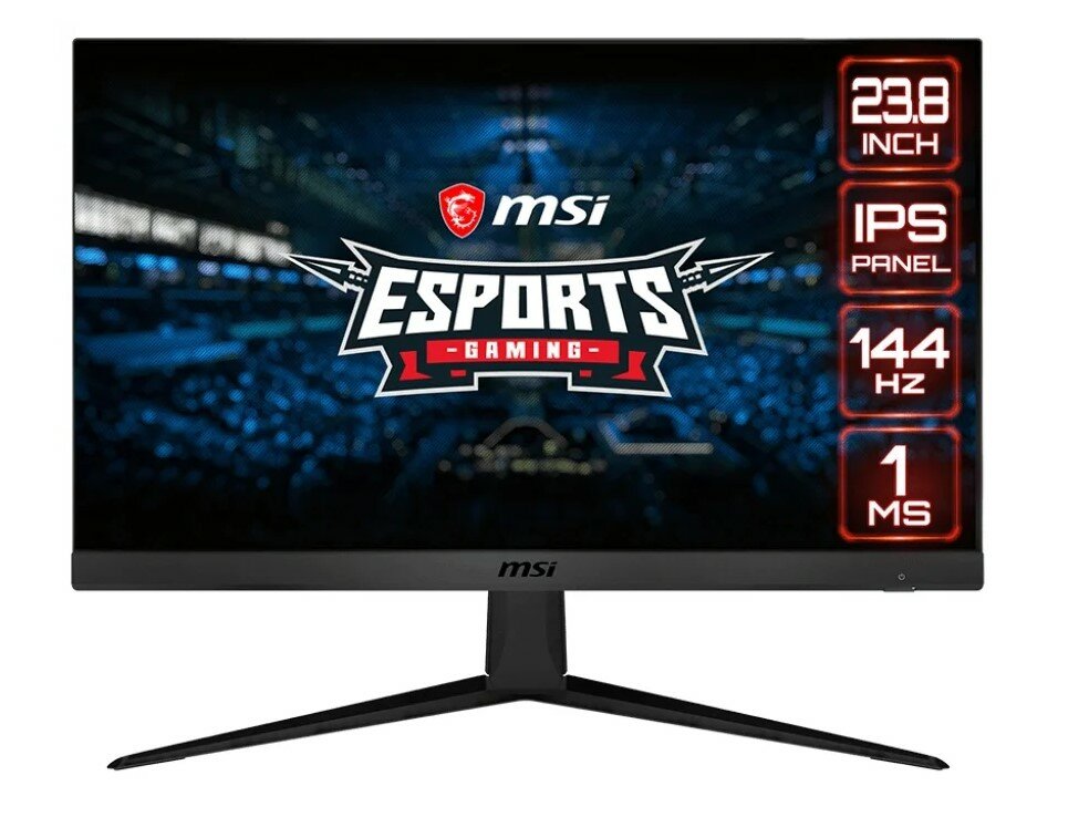 23.8" Монитор MSI Optix G241, 1920x1080, 144 Гц, IPS, черный