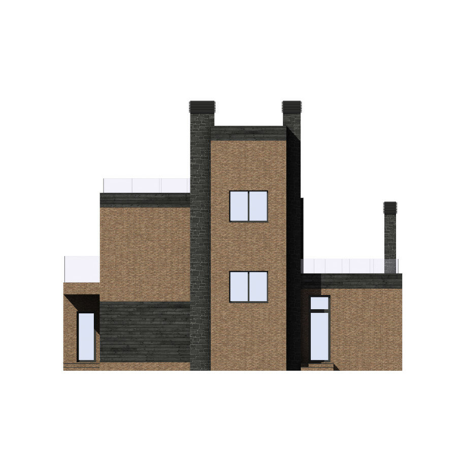 63-20-Catalog-Plans - Проект трёхэтажного кирпичного дома - фотография № 7