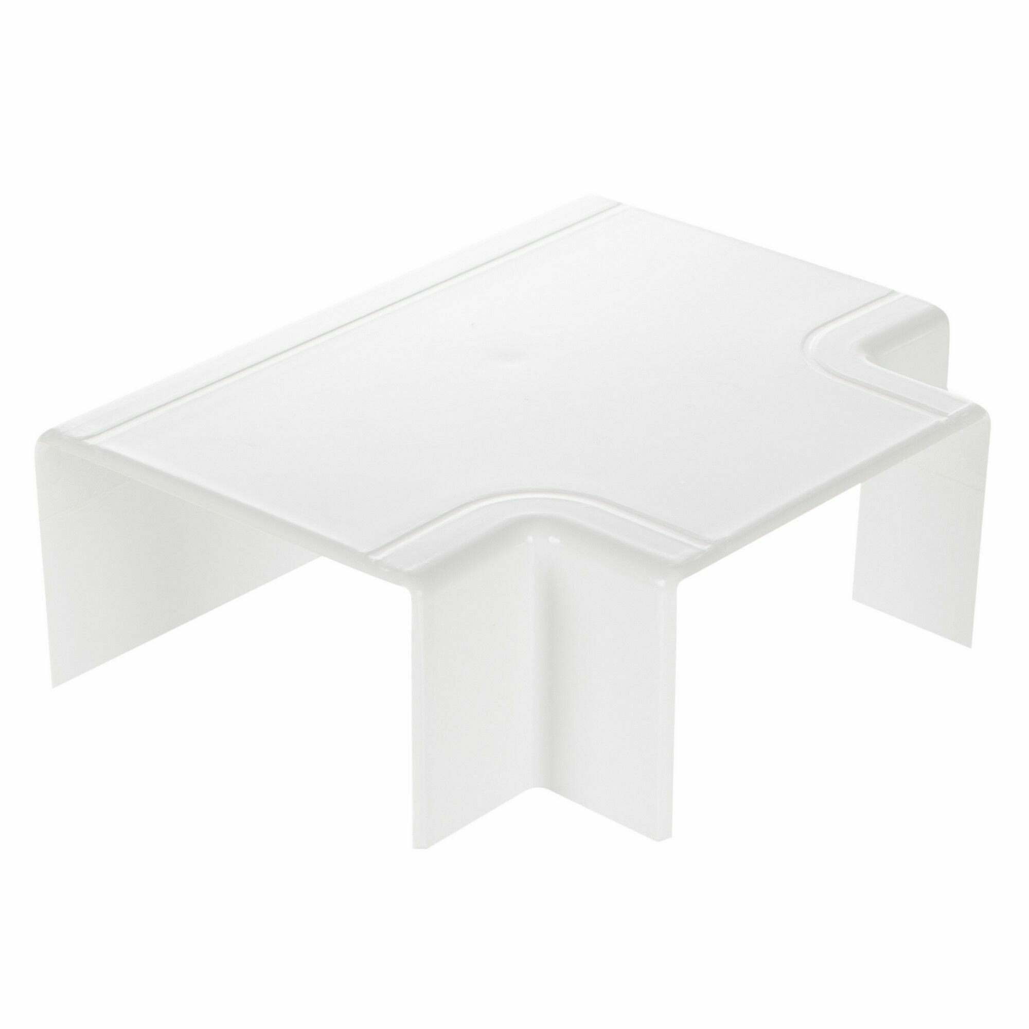 фото Тройник для кабель-канала Экопласт 100х55 мм цвет белый