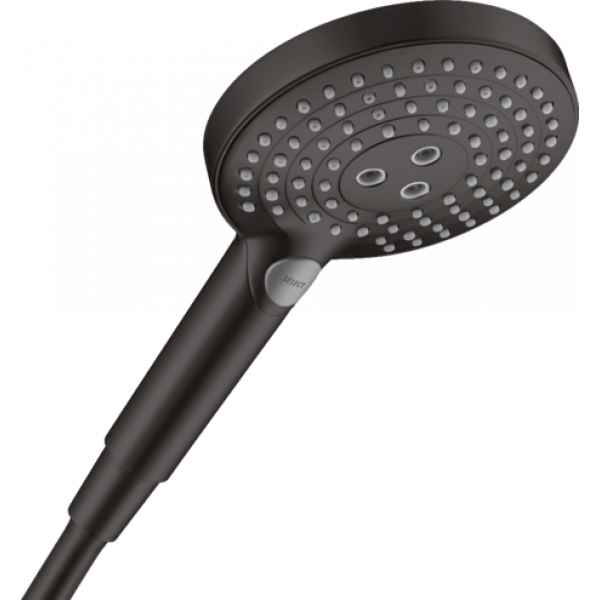 Ручной душ Hansgrohe Raindance Select S 26530670, 12 см, 3 режима, чёрный матовый