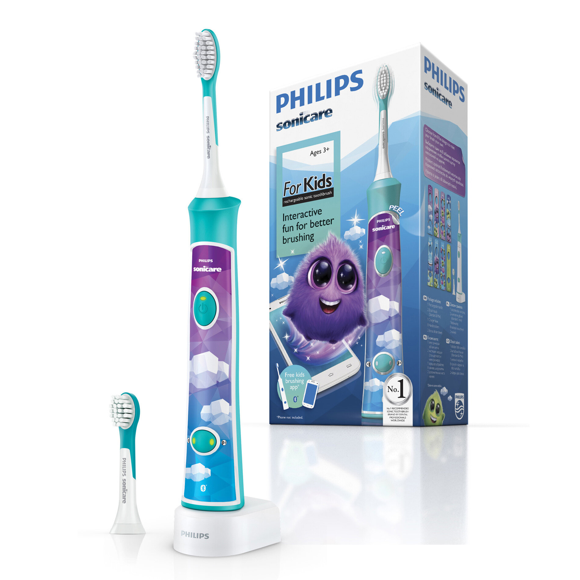 Электрическая зубная щетка Philips Sonicare For Kids HX6322/04 (HX6392/02)