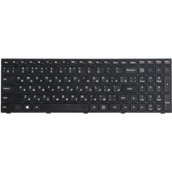 Клавиатура для ноутбука Rocknparts Lenovo IdeaPad Flex 2-15 G50-30 G50-45 G50-70 G50-80 G70-70 G70-80 G5030 G5045 G5070 E50-70 M50-70 Z50-70 Z50-75 Z5070 Z5075 Z70-80 [25211020] [25211031] Black black frame гор. Enter