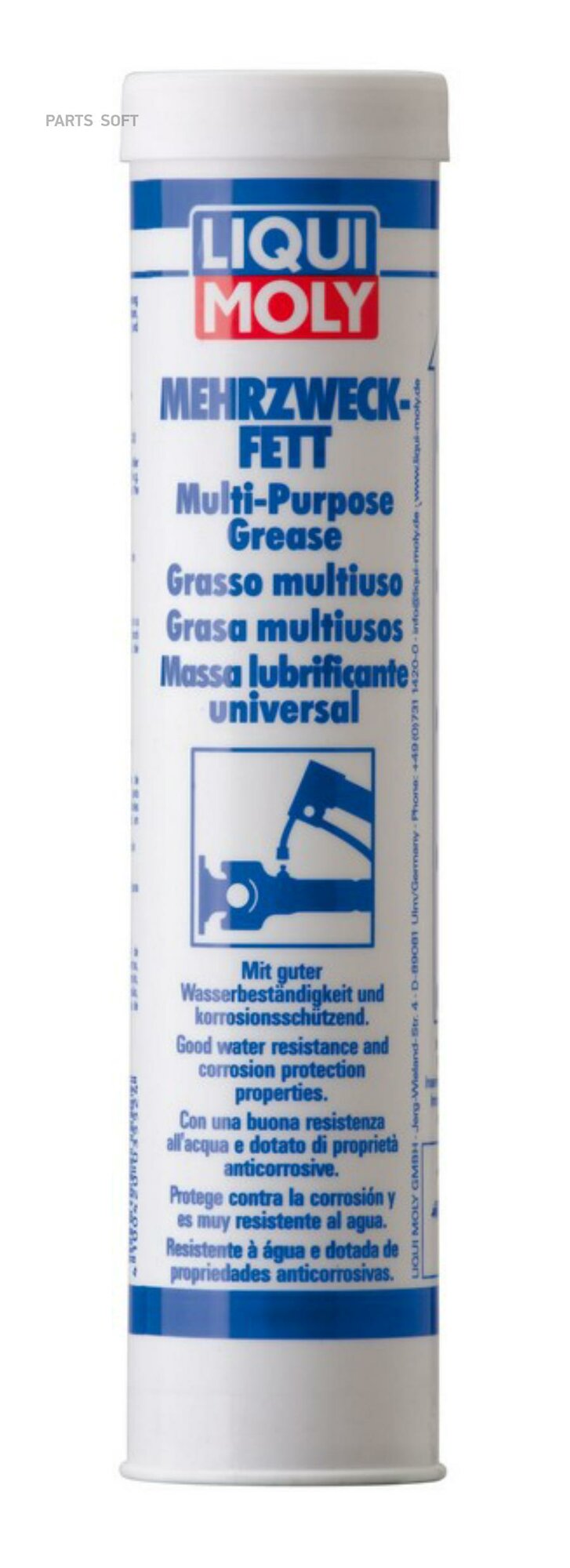 фото LIQUI MOLY 3552 Смазка литиевая многоцелевая Mehrzweckfett 400г