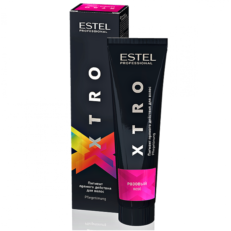 Пигмент прямого действия для волос стойкий Estel Professional Xtro black розовый 100 мл