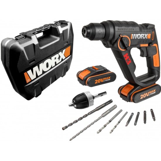 Перфоратор аккумуляторный WORX WX390.1