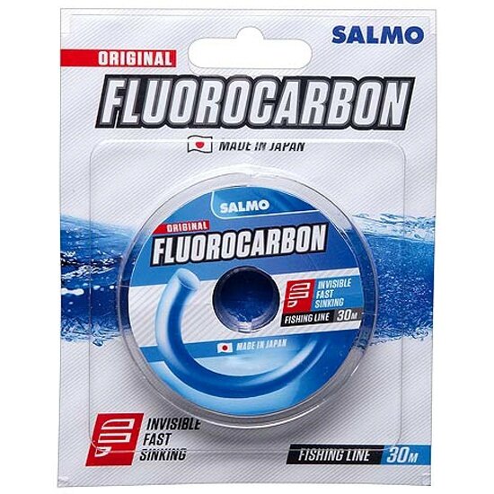 Флюорокарбон SALMO FLUOROCARBON 030/010, 30м 0,10мм, 1,05кг