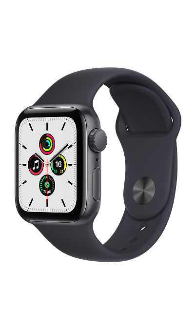 Apple Умные часы Apple Watch SE, 40 мм, серый космос (MKQ13)