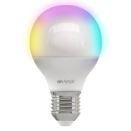 Умная LED лампочка Wi-Fi HIPER IOT LED A1 RGB Е27