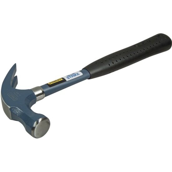 Молоток-гвоздодер STANLEY HAND TOOLS STANLEY 1-51-488 BLUE STRIKE с гвоздодером 450гр