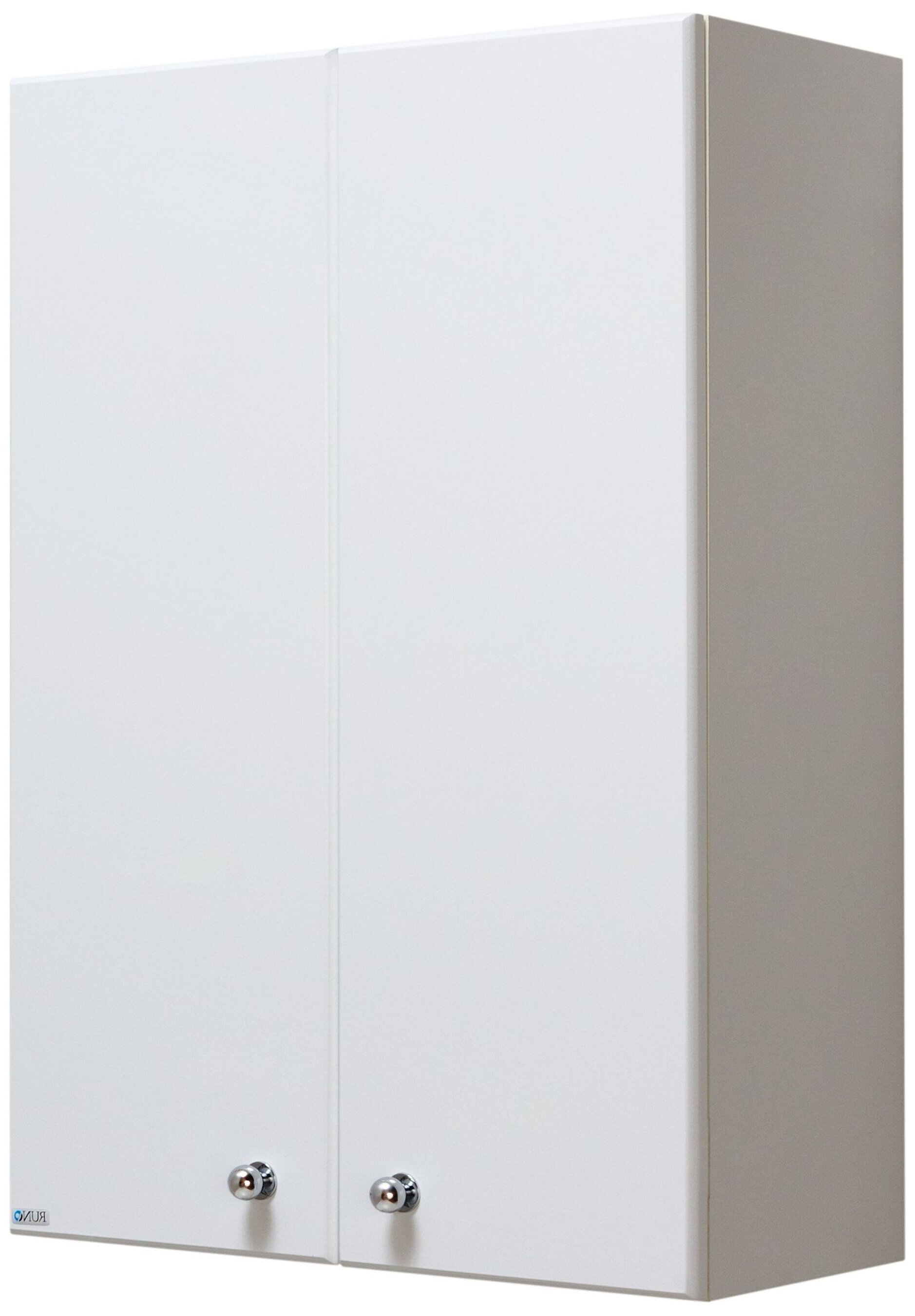 Шкаф навесной универсальный Runo эконом Кредо 75х60 см МДФ белый